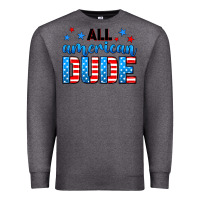 Charcoal Heather All American dude Premium Sweatshirt - Neo Western