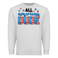 Dove Grey All American dude Premium Sweatshirt - Neo Western