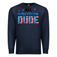 Navy All American dude Premium Sweatshirt - Neo Western