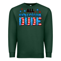 Sports Green All American dude Premium Sweatshirt - Neo Western