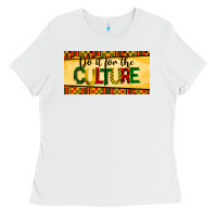 White do it for the culture license plate Ladies Tee - BarkalooDesign