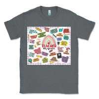 Charcoal Heather teacher daily affirmations Classic Tee - MaliasSmallBusiness