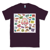Plum teacher daily affirmations Classic Tee - MaliasSmallBusiness