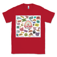 Red teacher daily affirmations Classic Tee - MaliasSmallBusiness