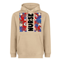 Mushroom american nurse Heavyweight Hoodie - Zillion Design Studio