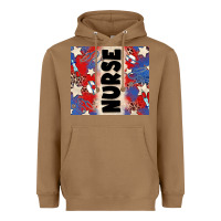 Toasted Coconut american nurse Heavyweight Hoodie - Zillion Design Studio