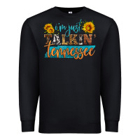 Black i'm just talking tennessee Premium Sweatshirt - HRA Design Shop