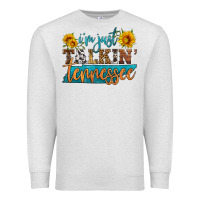 Oatmeal Heather i'm just talking tennessee Premium Sweatshirt - HRA Design Shop