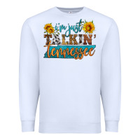 White i'm just talking tennessee Premium Sweatshirt - HRA Design Shop