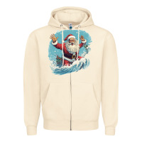 Sandshell happy santa Zipper Hoodie - Unal Design