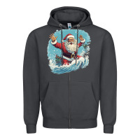 Smoke happy santa Zipper Hoodie - Unal Design
