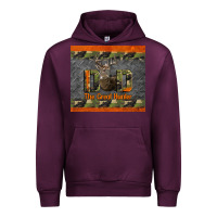 Mauve Wine Western Dad The Great Deer Hunter Urban Hoodie - LillyAllenDesigns