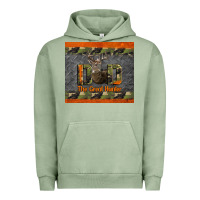 Pigment Oil Green Western Dad The Great Deer Hunter Urban Hoodie - LillyAllenDesigns