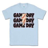 Dusty Blue game day game day baseball Classic Tee - MaliasSmallBusiness