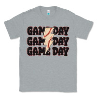 Heather Grey game day game day baseball Classic Tee - MaliasSmallBusiness