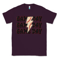 Plum game day game day baseball Classic Tee - MaliasSmallBusiness