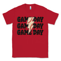 Red game day game day baseball Classic Tee - MaliasSmallBusiness