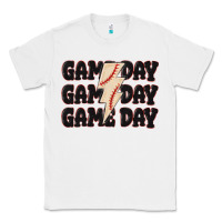 White game day game day baseball Classic Tee - MaliasSmallBusiness