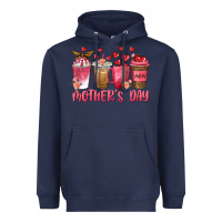 Navy mothers day coffee cups Heavyweight Hoodie - texasbilliewilder