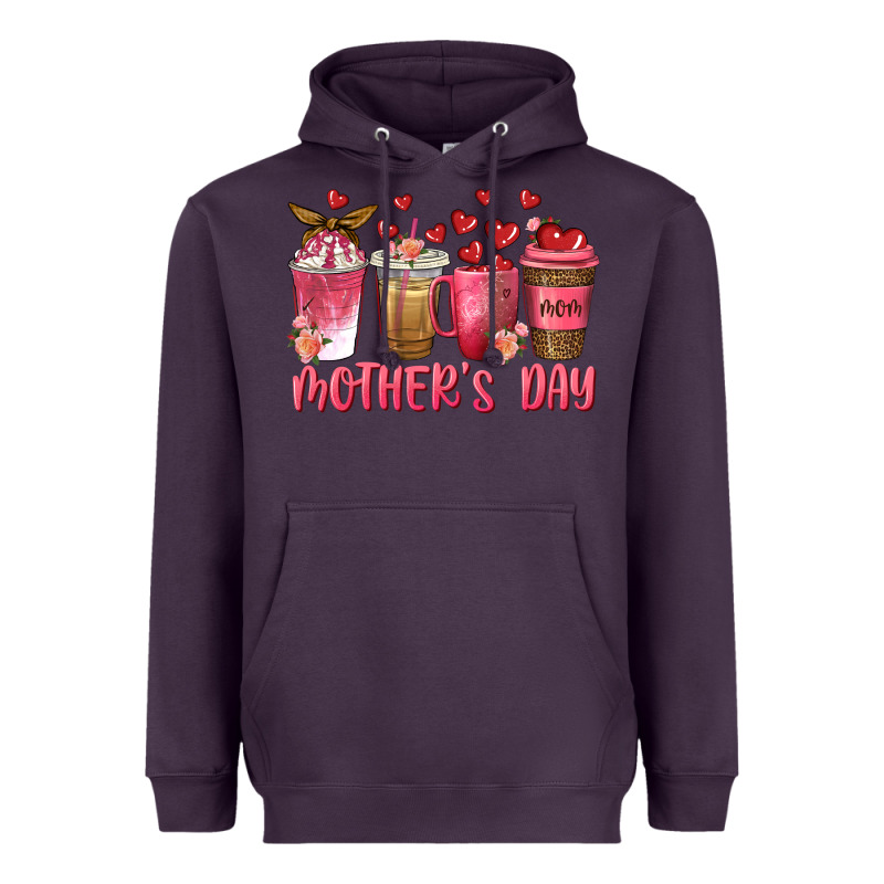 Mothers Day Coffee Cups Heavyweight Hoodie by texasbilliewilder | Teevron