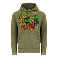 Vintage Olive boss lady with money and cactus Vintage Hoodie - AdoDesignShop