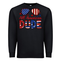 Black All American dude Premium Sweatshirt - Neo Western