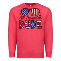 All American Dude Premium Sweatshirt | Teevron