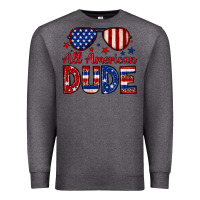 Charcoal Heather All American dude Premium Sweatshirt - Neo Western