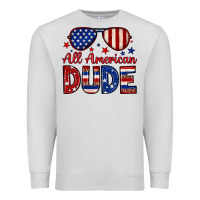 Dove Grey All American dude Premium Sweatshirt - Neo Western