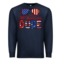 Navy All American dude Premium Sweatshirt - Neo Western