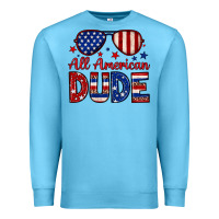 Ocean Blue All American dude Premium Sweatshirt - Neo Western