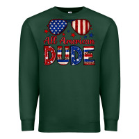 Sports Green All American dude Premium Sweatshirt - Neo Western
