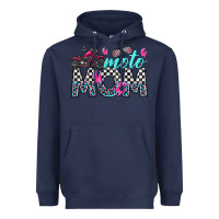 Navy moto mom Heavyweight Hoodie - texasbilliewilder