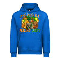 Cobalt dead inside but feeling lucky Urban Hoodie - NancyCooperArtShop