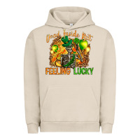 Pigment French Oak dead inside but feeling lucky Urban Hoodie - NancyCooperArtShop