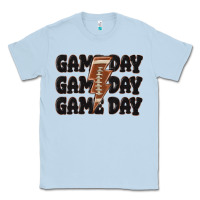 Dusty Blue game day game day game day basketball Classic Tee - MaliasSmallBusiness