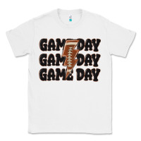 White game day game day game day basketball Classic Tee - MaliasSmallBusiness