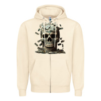 Sandshell bad money Zipper Hoodie - Unal Design
