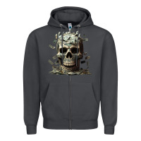 Smoke bad money Zipper Hoodie - Unal Design