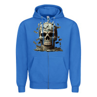 True Royal bad money Zipper Hoodie - Unal Design