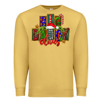 Antique Gold Christmas big daddy claus Premium Sweatshirt - FaDigitalArtStudio