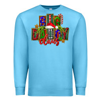 Ocean Blue Christmas big daddy claus Premium Sweatshirt - FaDigitalArtStudio