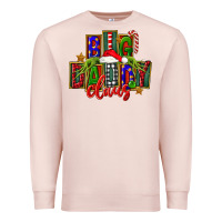 Pale Pink Christmas big daddy claus Premium Sweatshirt - FaDigitalArtStudio