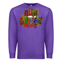 Purple Christmas big daddy claus Premium Sweatshirt - FaDigitalArtStudio
