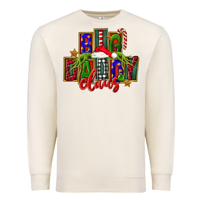 Christmas Big Daddy Claus Premium Sweatshirt by FaDigitalArtStudio | Teevron