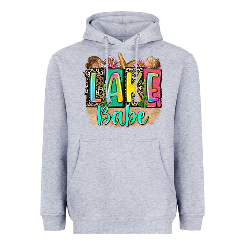 Lake Babe Heavyweight Hoodie by Zillion Design Studio | Teevron