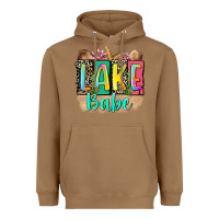 Toasted Coconut lake babe Heavyweight Hoodie - Zillion Design Studio