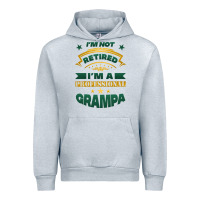 Heather Grey i'm not retired i'm a professional grampa Urban Hoodie - Jasminsmagicworld
