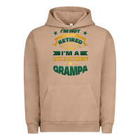 Pigment Burro i'm not retired i'm a professional grampa Urban Hoodie - Jasminsmagicworld
