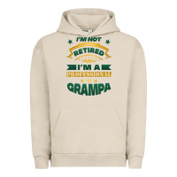 Pigment French Oak i'm not retired i'm a professional grampa Urban Hoodie - Jasminsmagicworld